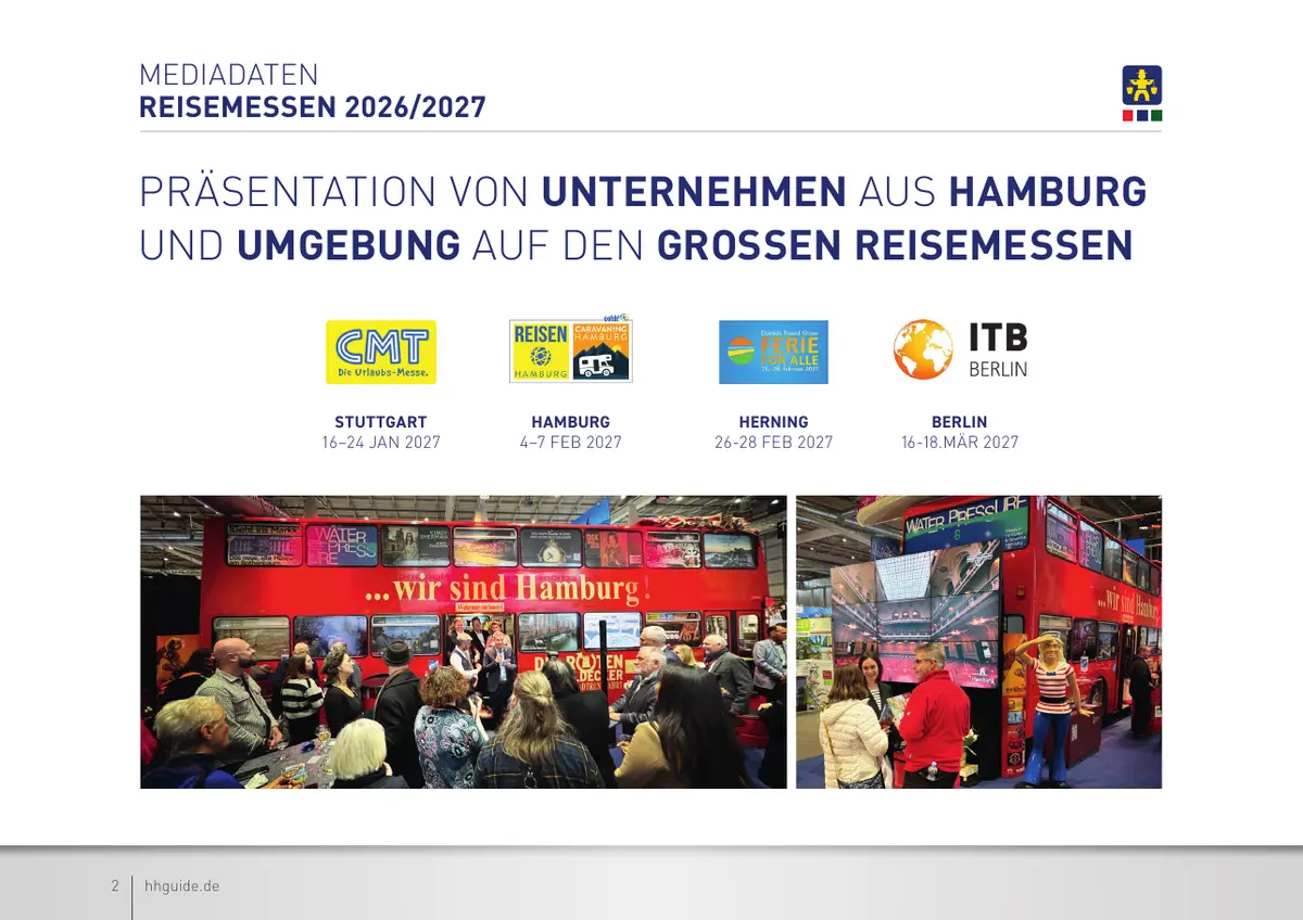 Hamburg Guide – Mediadaten Reisemessen 2026/2027 – Seite 2